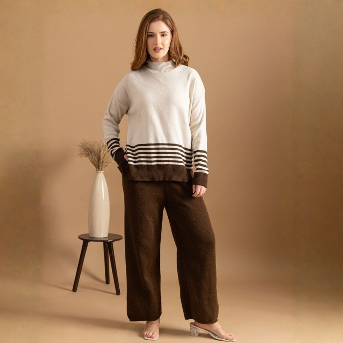 Winter Warmth Trio | Stylish 3-Piece Womenâs Co-Ord Set | WC-02