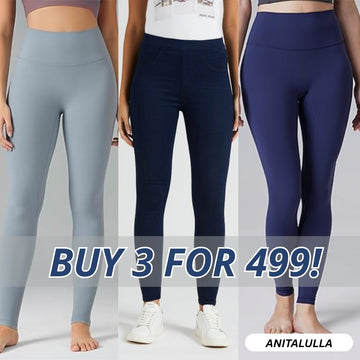 3-Pack Women's Leggings Combo - Comfortable & Stylish Bottoms | WL-10