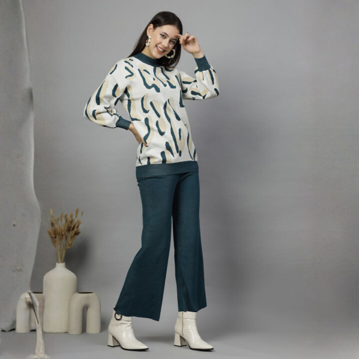 Winter Warmth Trio | Stylish 3-Piece Women’s Co-Ord Set | WC-03