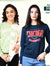 2 Stylish Sweatshirts in Sea-Green & Blue| Soft, Cozy & Trendy | Up to 50% Off |SS-09