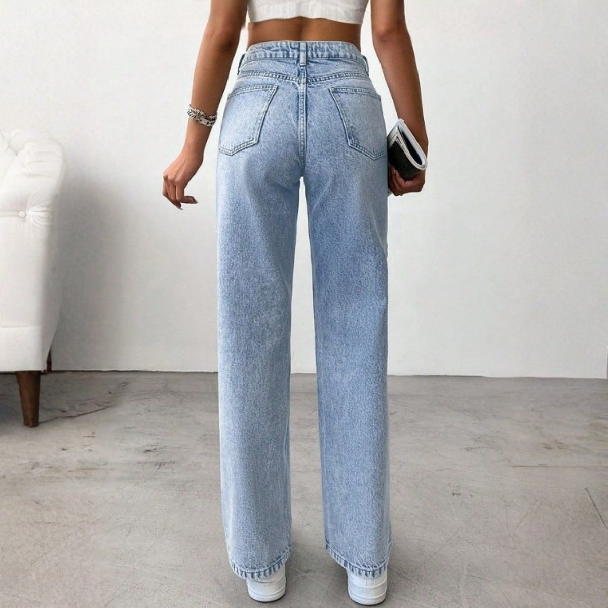 Women's 2-Pack Combo - Straight Fit Jeans Duo |WJ-03