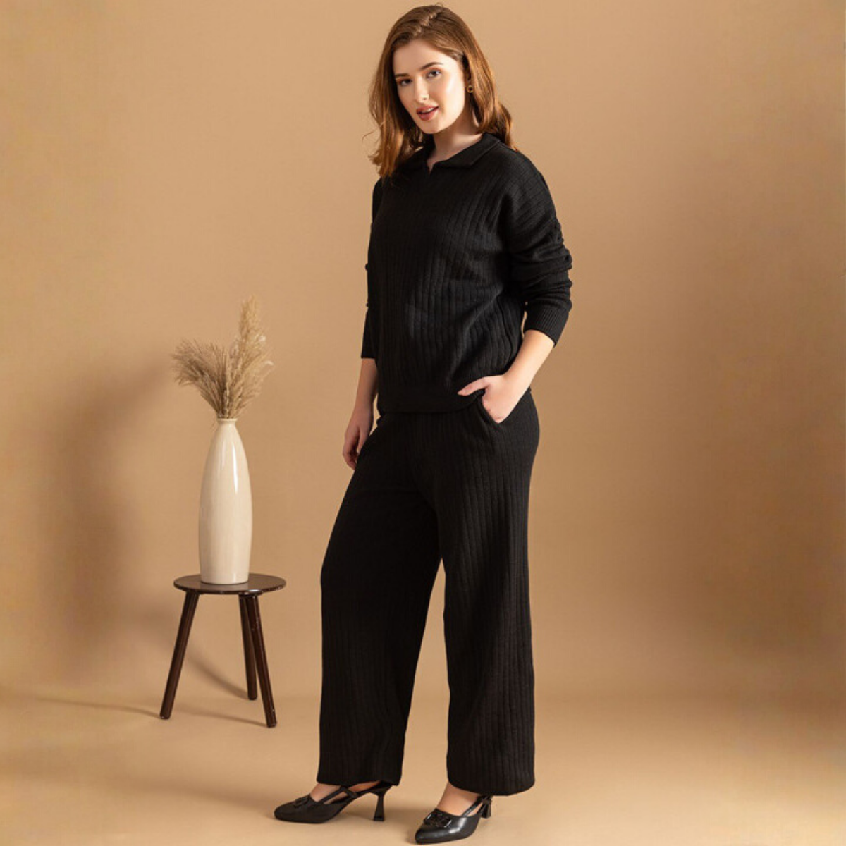 Winter Warmth Trio | Stylish 3-Piece Women’s Co-Ord Set | WC-06