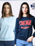 2 Stylish Sweatshirts in Sky-Blue & Royal-Blue| Soft, Cozy & Trendy | Up to 50% Off |SS-07