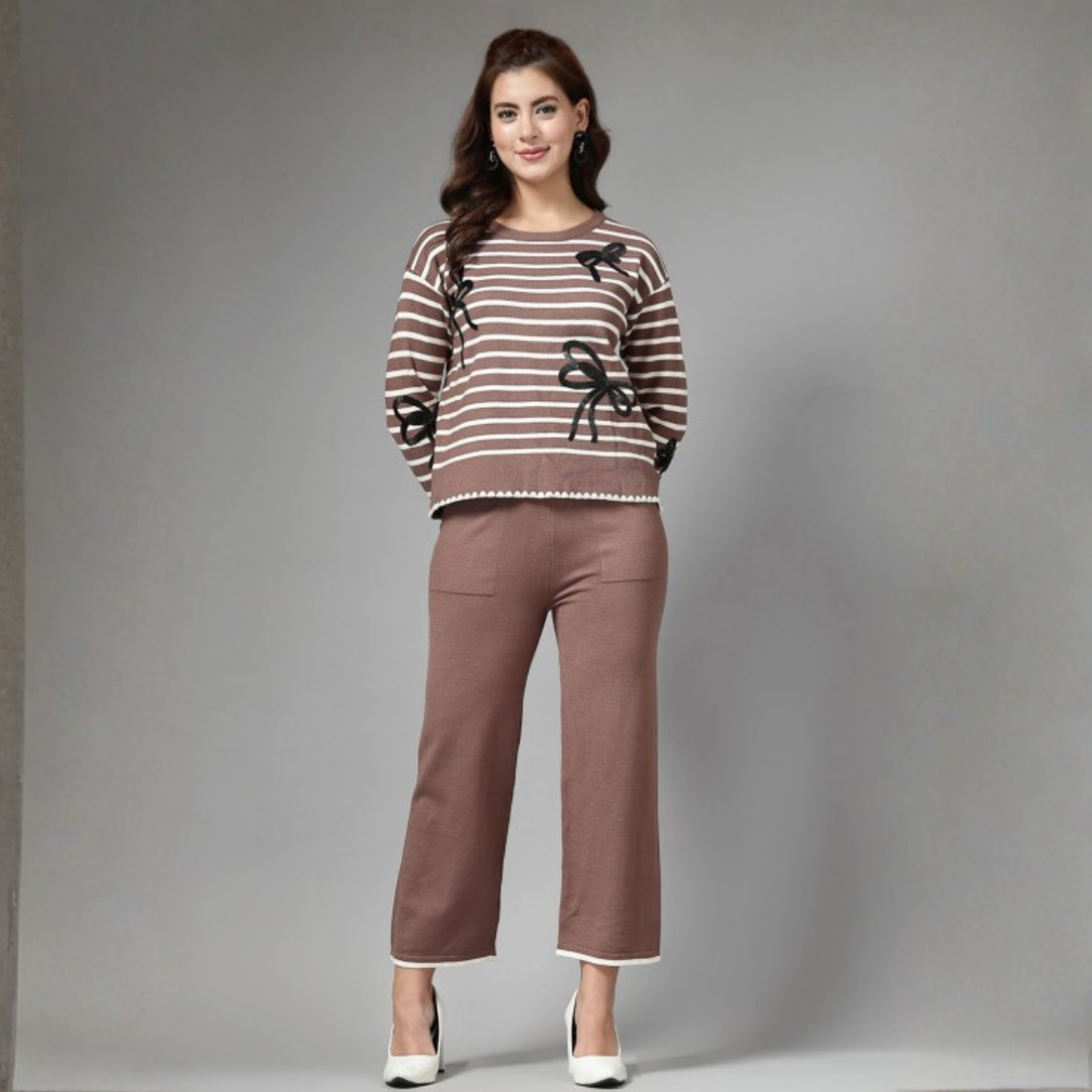 Winter Warmth Trio | Stylish 3-Piece Womenâs Co-Ord Set | WC-07