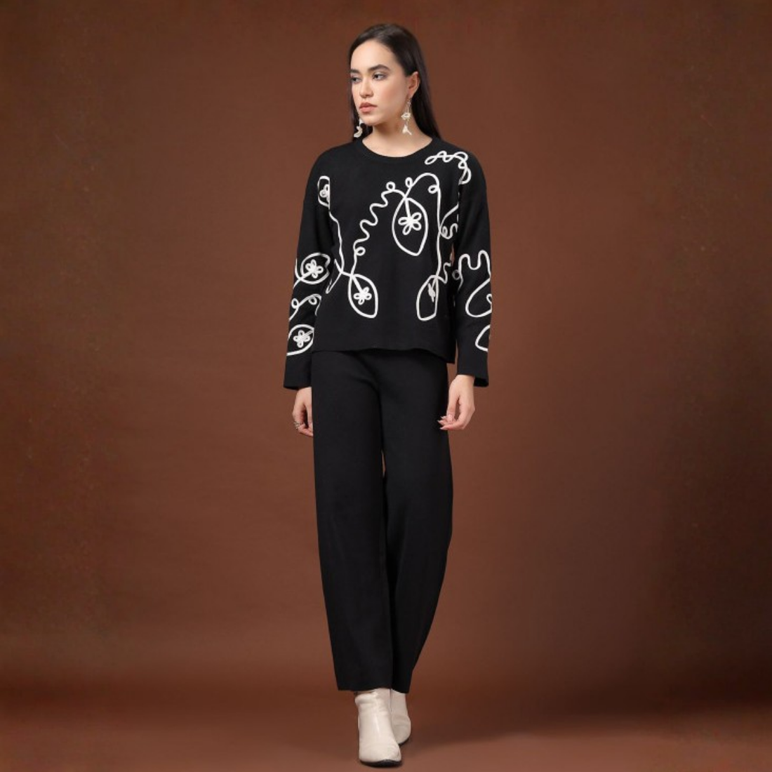 Winter Warmth Trio | Stylish 3-Piece Womenâs Co-Ord Set | WC-09