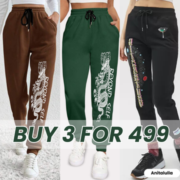 Women’s 3-Pack Solid Color Trousers - Versatile Daily Wear | WT-07