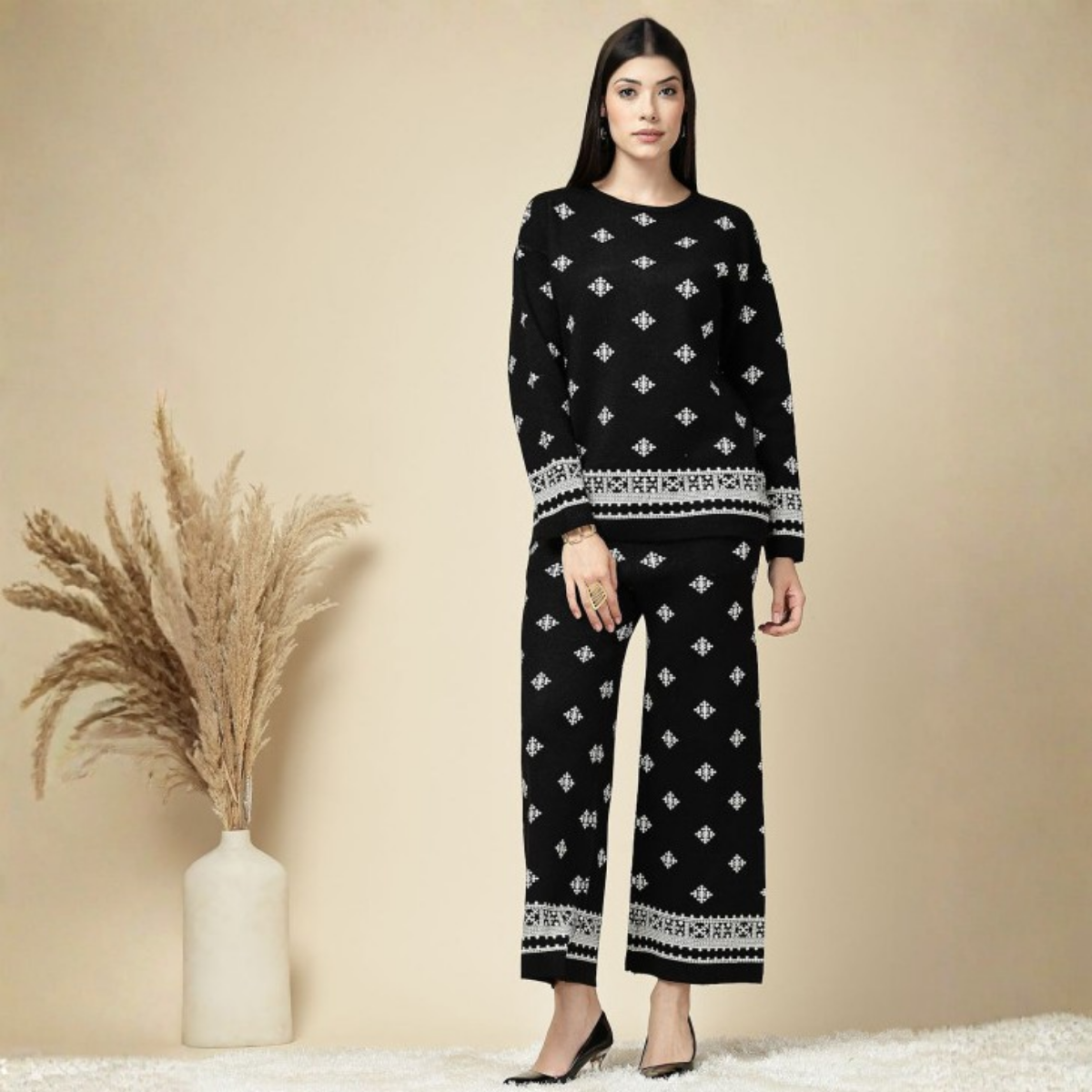 Winter Warmth Trio | Stylish 3-Piece Women’s Co-Ord Set | WC-10