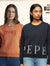 2 Stylish Sweatshirts in Orange & Blue | Soft, Cozy & Trendy | Up to 50% Off |SS-03