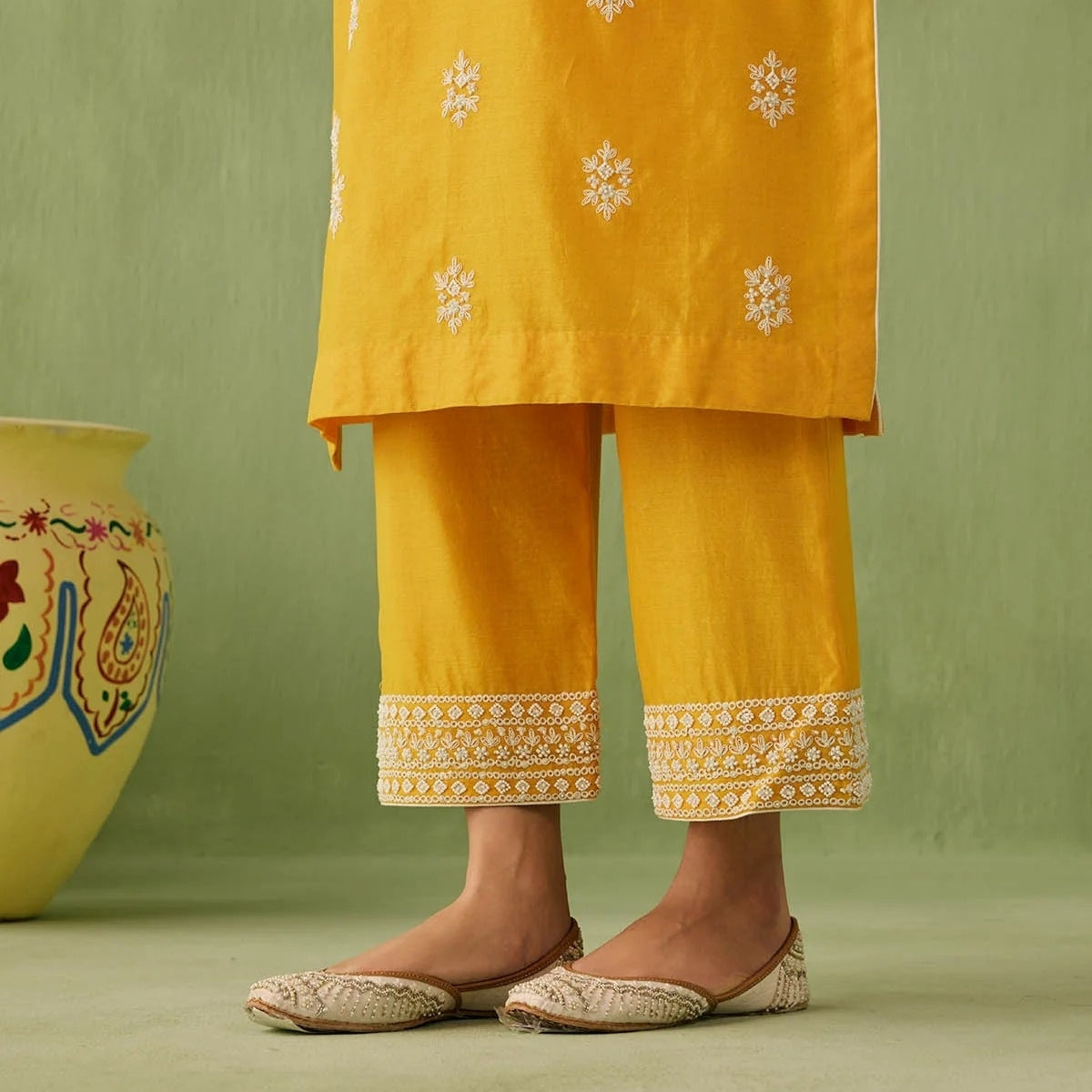 Pack of 3 Floral Print Cotton Kurta Set with Dupatta | KD-07
