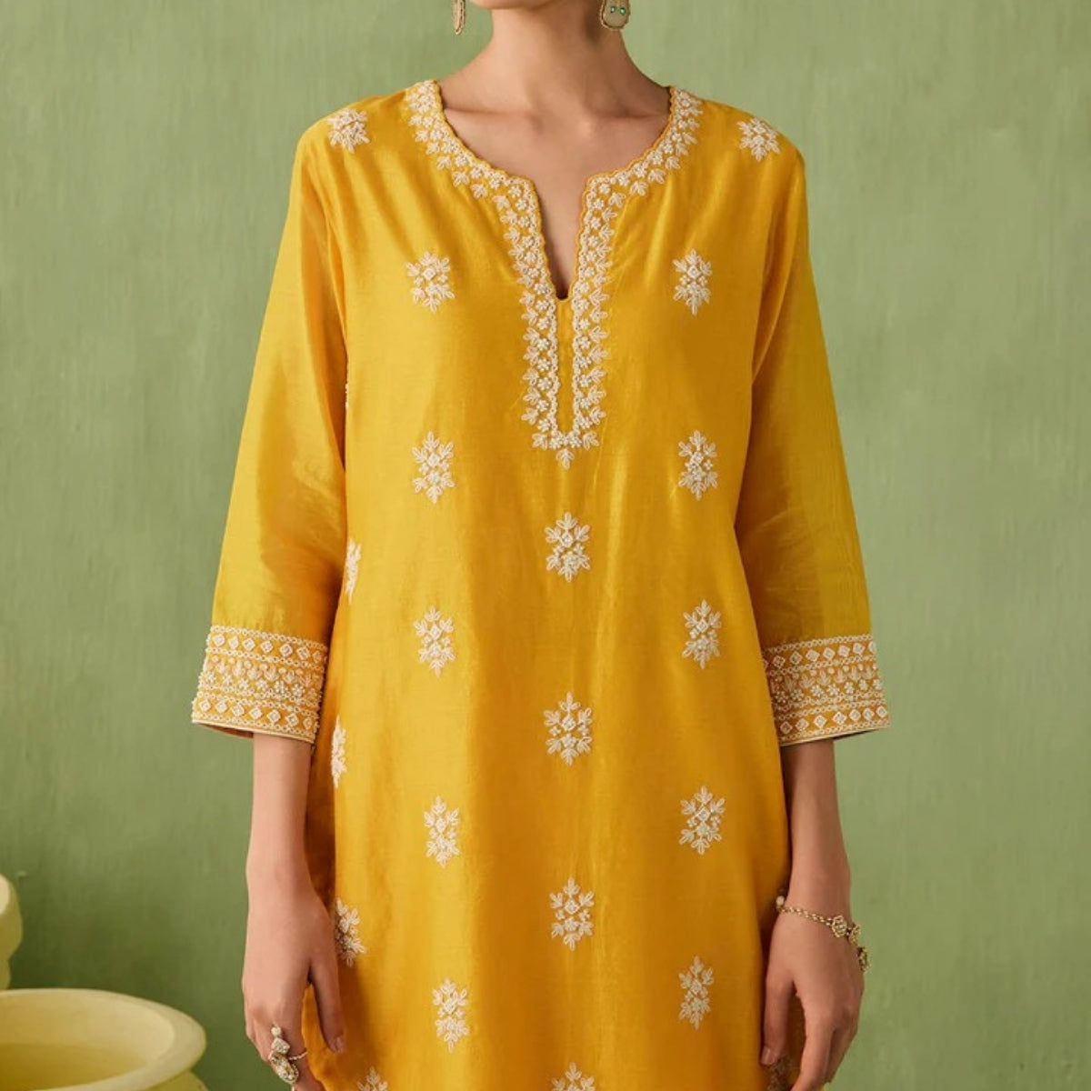 Pack of 3 Floral Print Cotton Kurta Set with Dupatta | KD-07