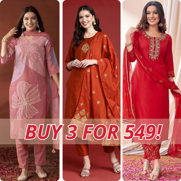 Premium Cotton Kurta Pant Dupatta Combo – Perfect for Daily Wear & Elegant Partywear | DS-03