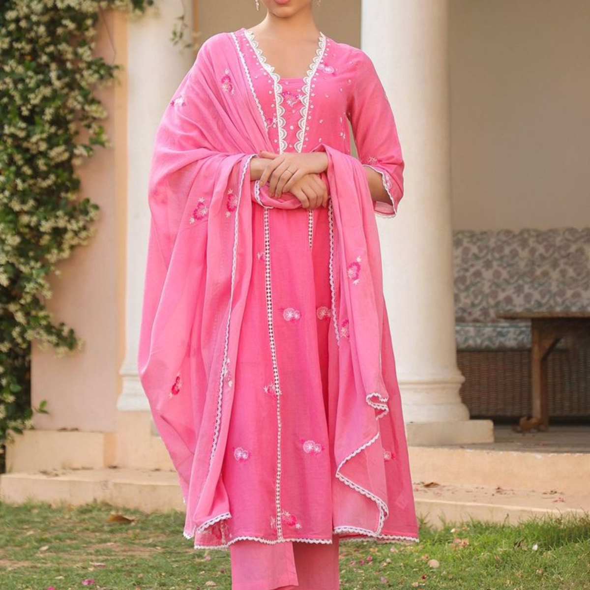 Premium Cotton Kurta Pant Dupatta Combo – Perfect for Daily Wear & Elegant Partywear | DS-08