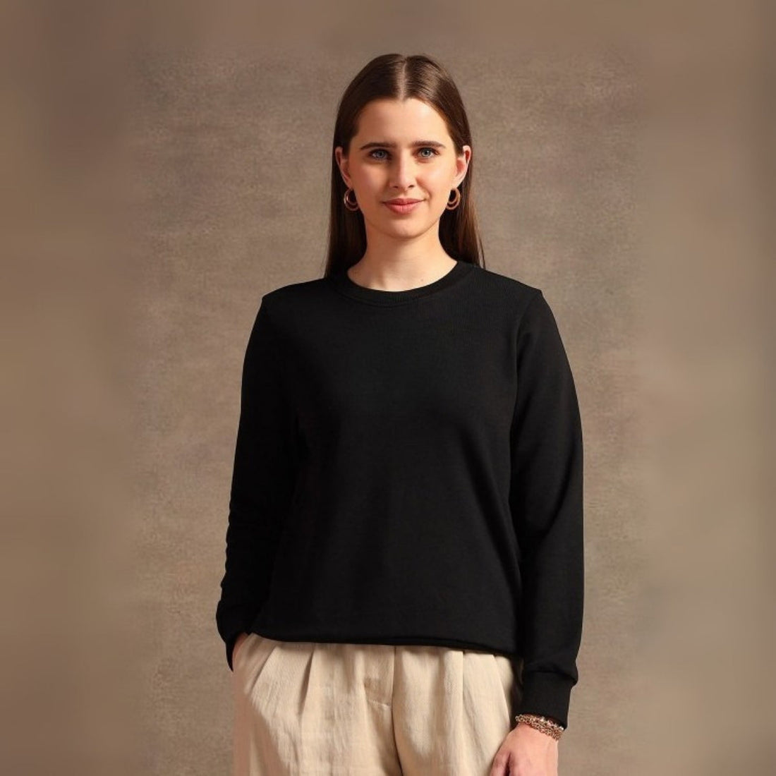 2 Stylish Sweatshirts in Orange & Black | Soft, Cozy & Trendy | Up to 50% Off |SS-02