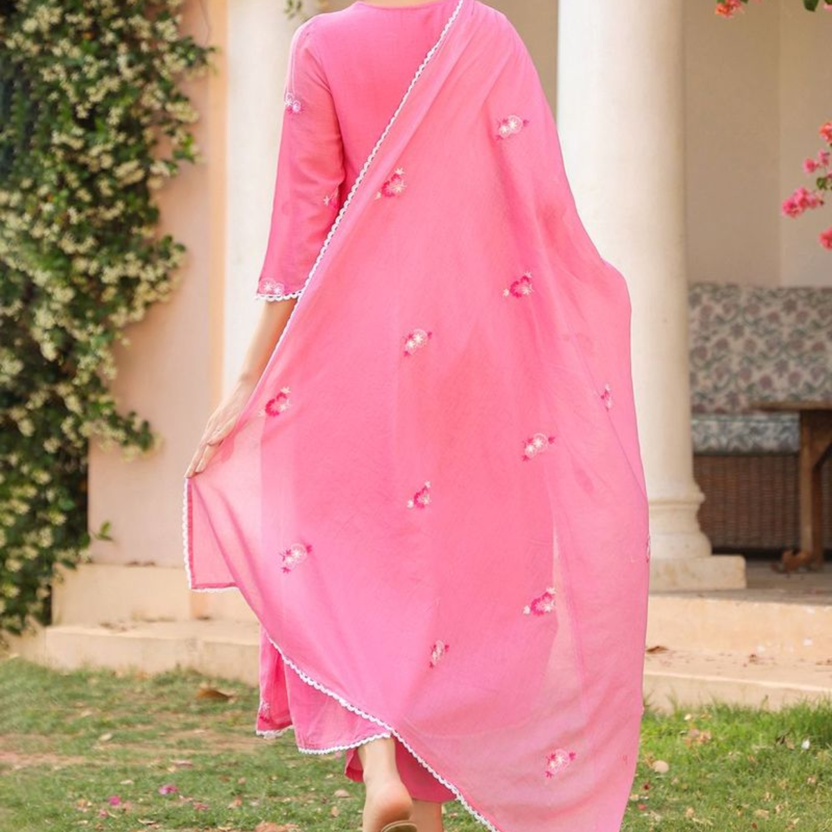 Premium Cotton Kurta Pant Dupatta Combo – Perfect for Daily Wear & Elegant Partywear | DS-08