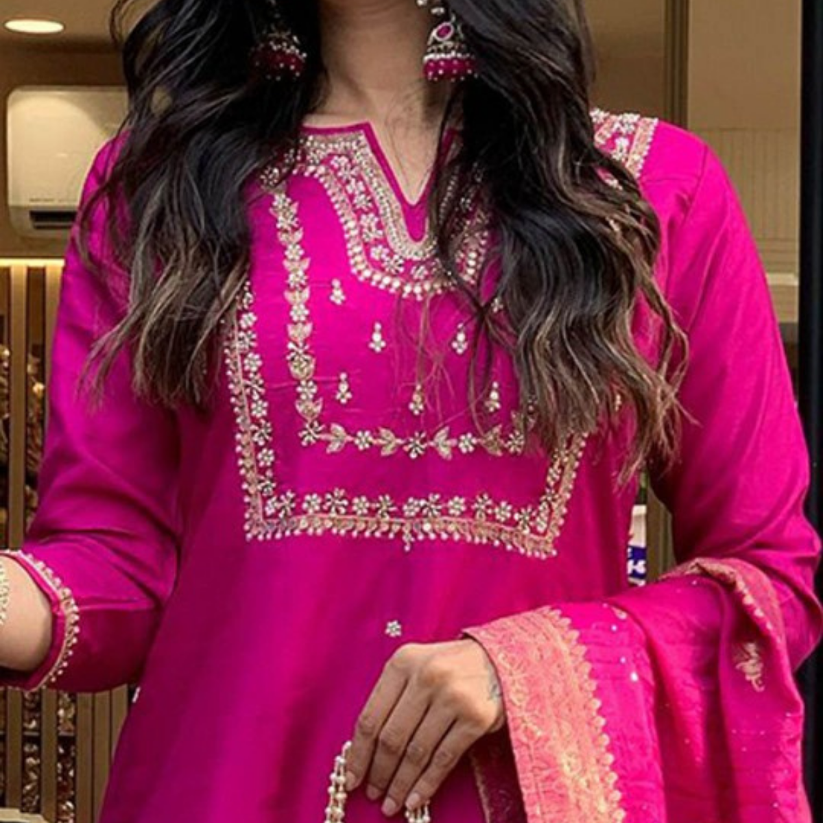 Premium Cotton Kurta Pant Dupatta Combo – Perfect for Daily Wear & Elegant Partywear | DS-06