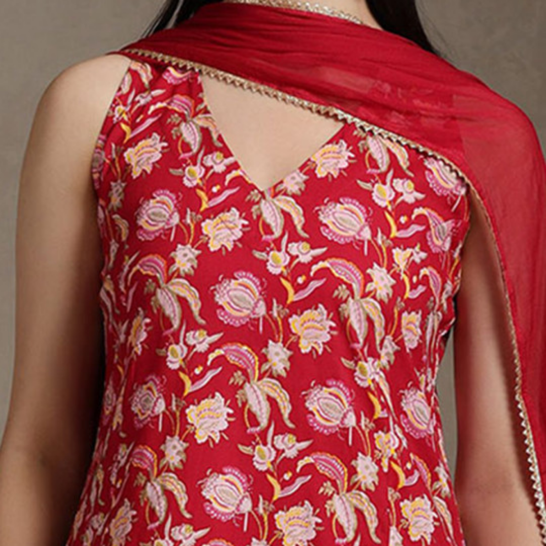 Designer Women's Kurta Set with Dupatta for Festive Wear |