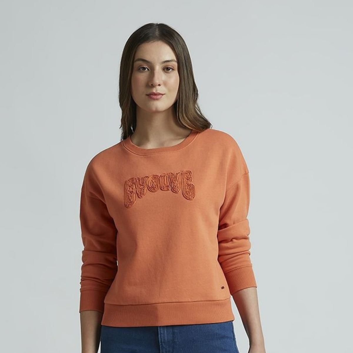 2 Stylish Sweatshirts in Orange & Blue | Soft, Cozy & Trendy | Up to 50% Off |SS-03
