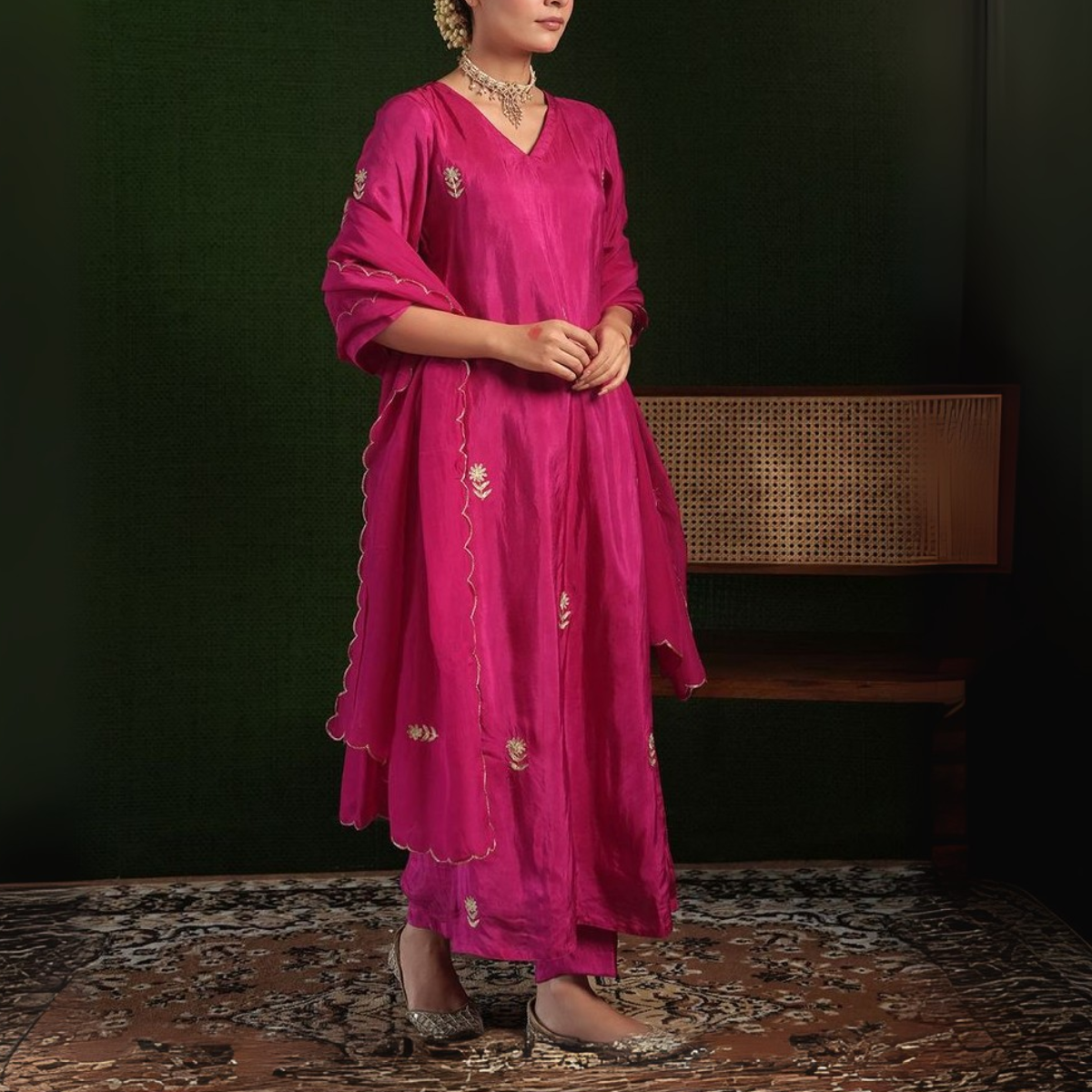 Premium Cotton Kurta Pant Dupatta Combo – Perfect for Daily Wear & Elegant Partywear | DS-12