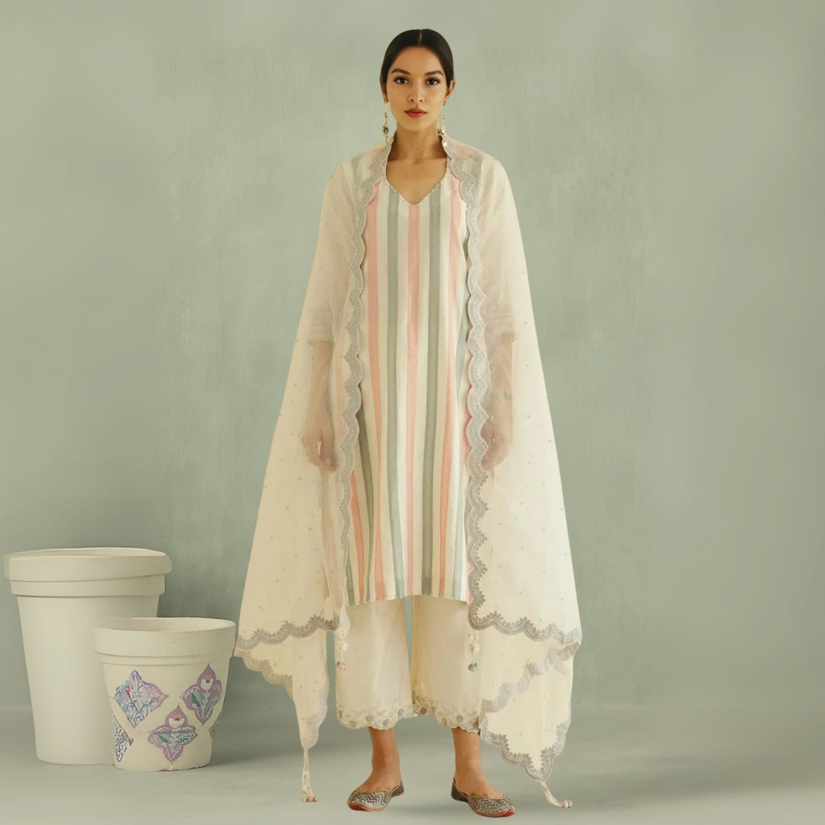 Celebrate Tradition with Our 3 Combo Festive Kurta Sets + Dupatta | FK-07