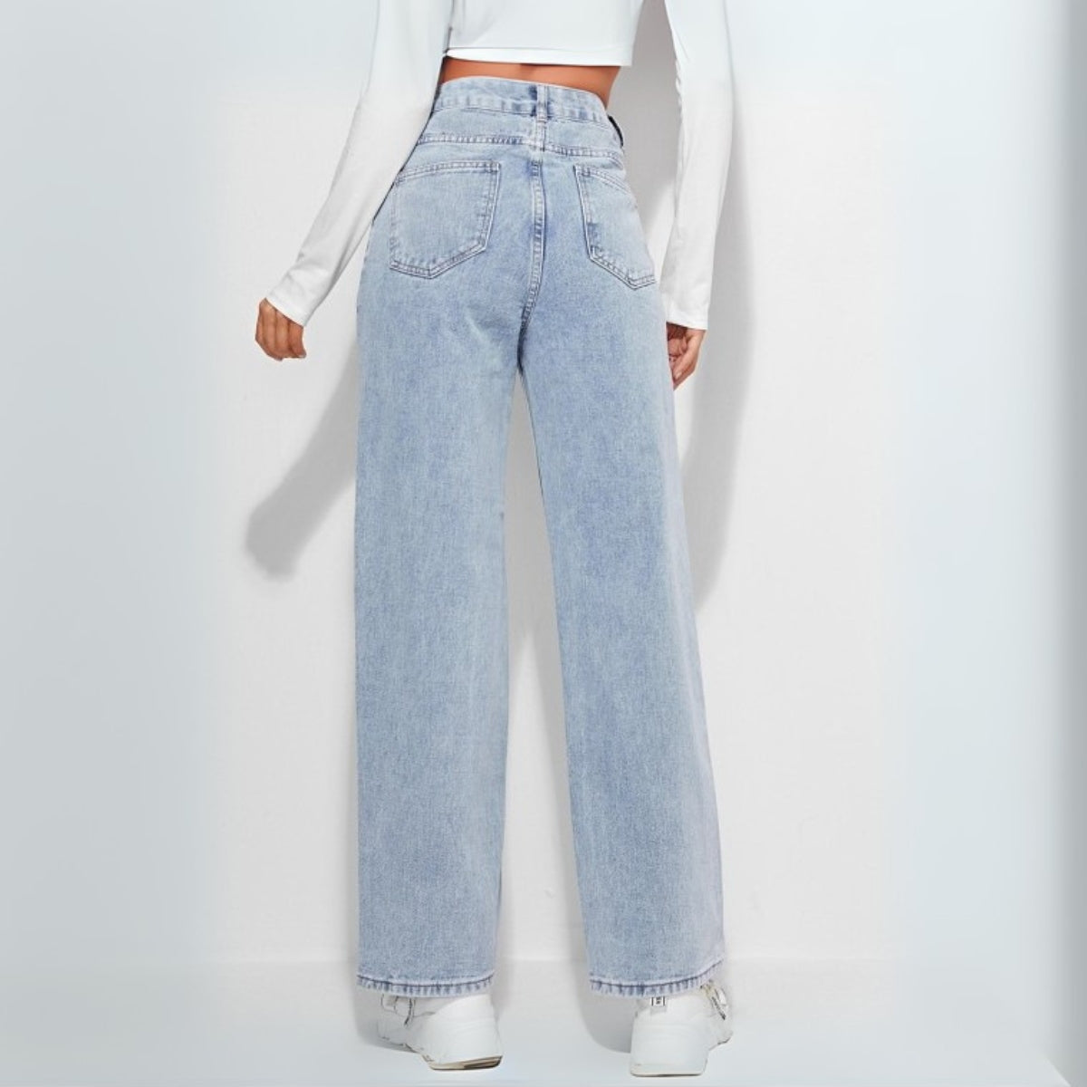 Women's 2-Pack Combo - Straight Fit Jeans Duo |WJ-04