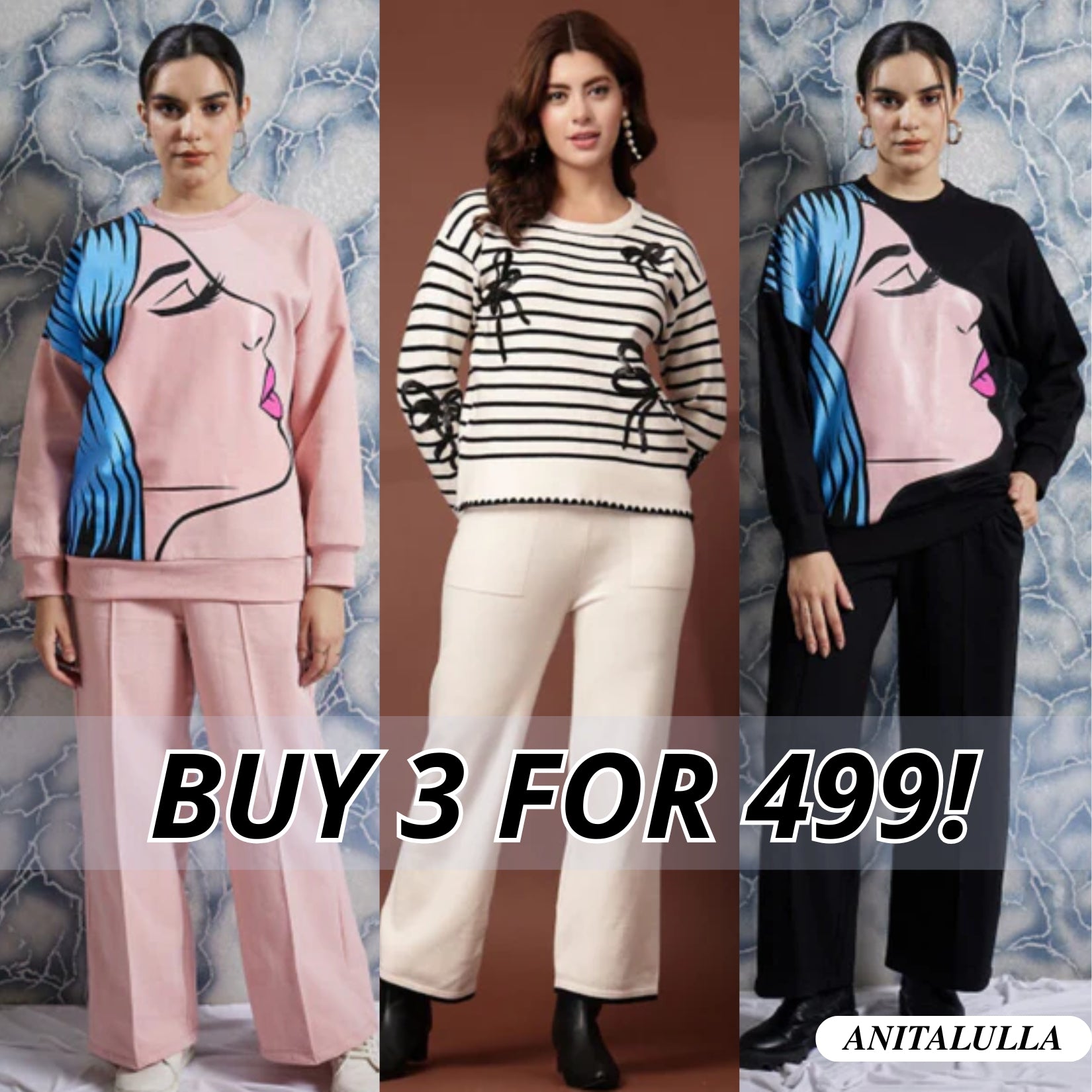 Winter Warmth Trio | Stylish 3-Piece Women’s Co-Ord Set | WC-05