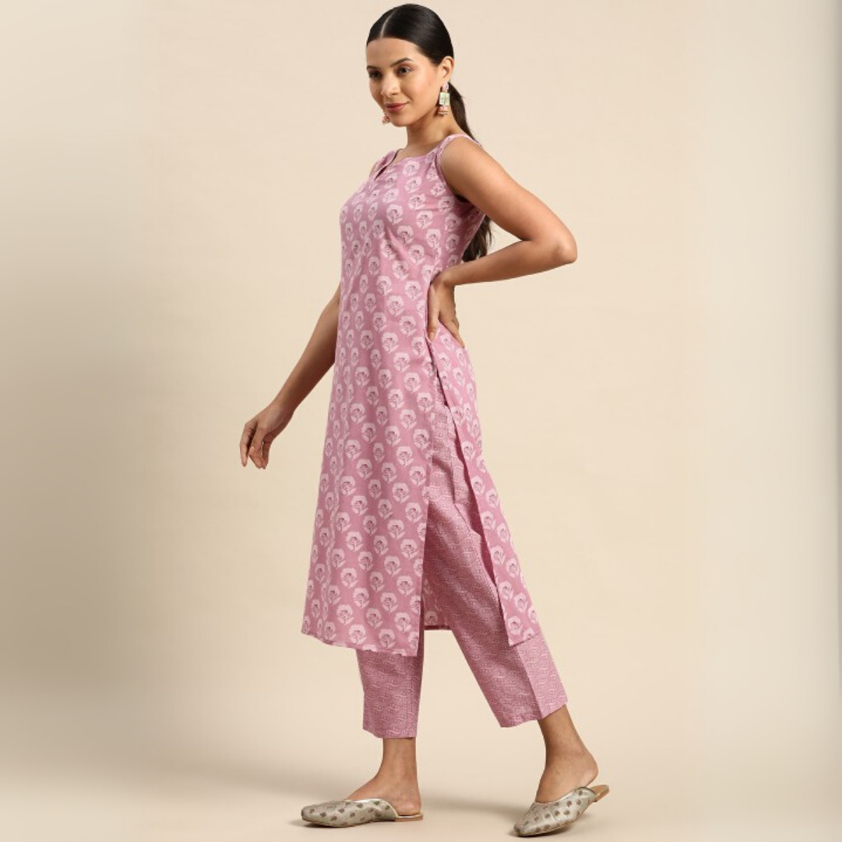 Designer Women's Kurta Set with Dupatta for Festive Wear |