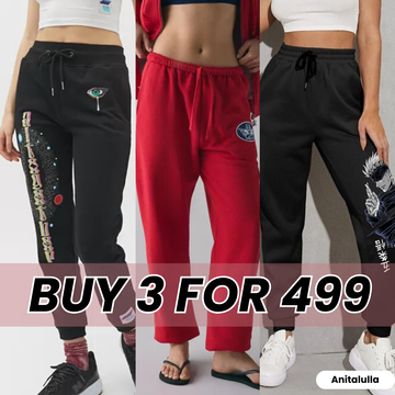 Women’s 3-Pack Solid Color Trousers - Versatile Daily Wear | WT-02