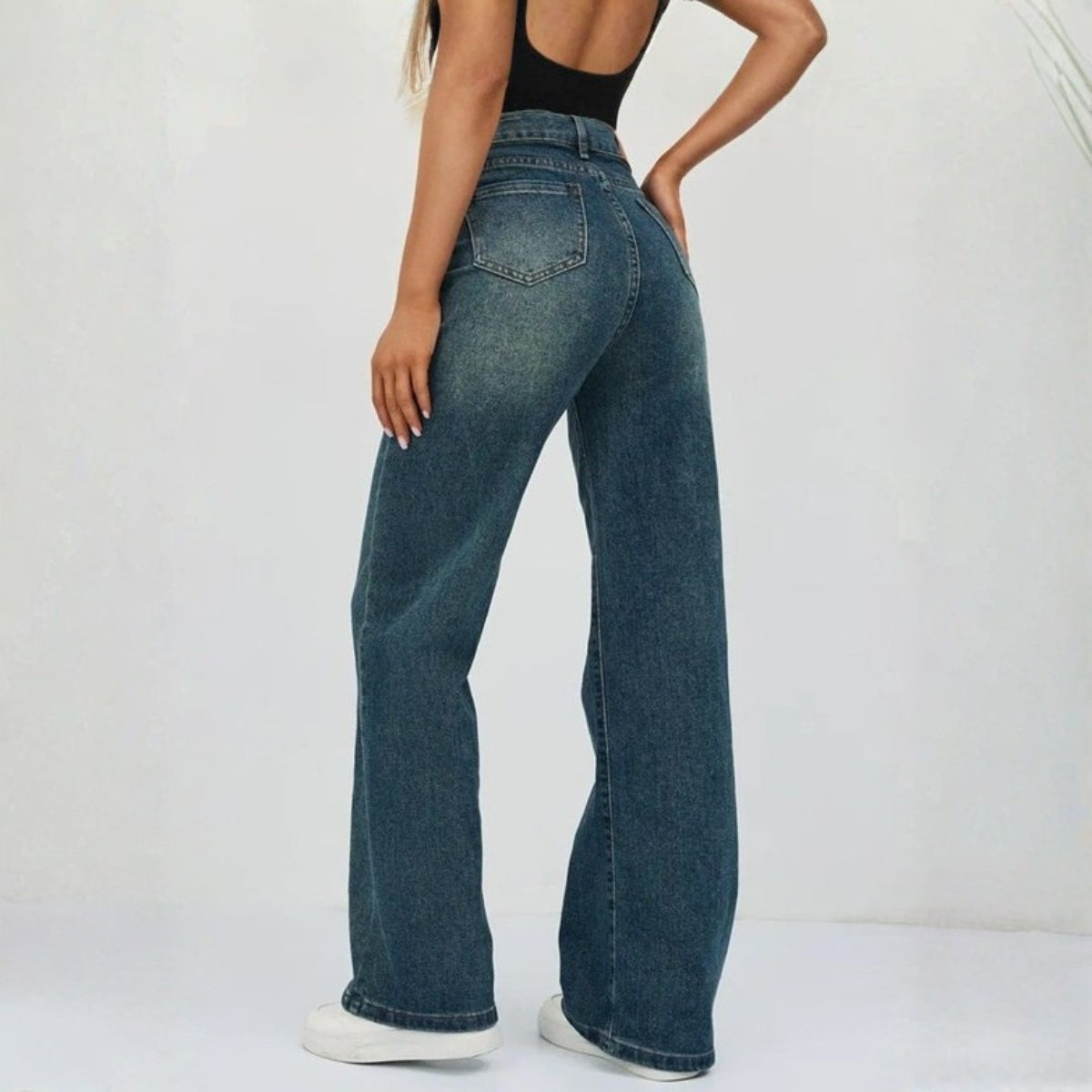 Women's 2-Pack Combo - Straight Fit Jeans Duo |WJ-01