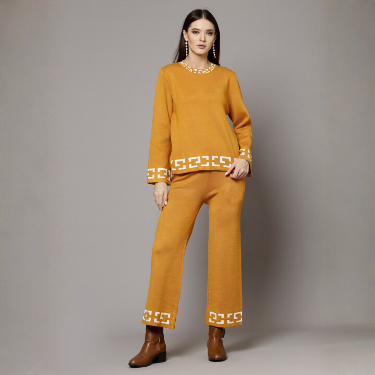 Winter Warmth Trio | Stylish 3-Piece Women’s Co-Ord Set | WC-10