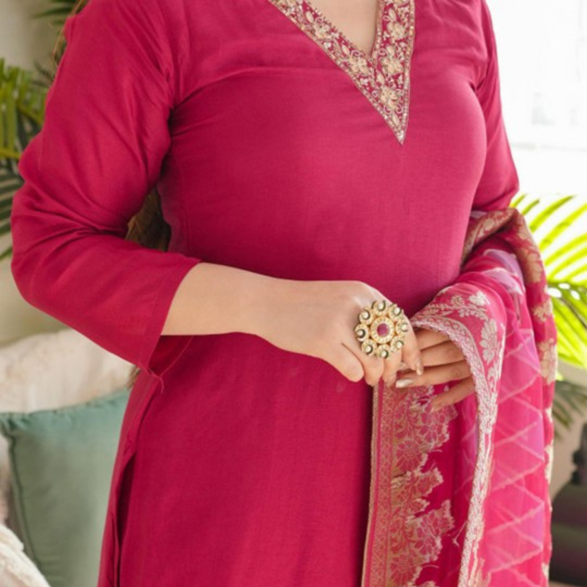 Premium Cotton Kurta Pant Dupatta Combo – Perfect for Daily Wear & Elegant Partywear | DS-09