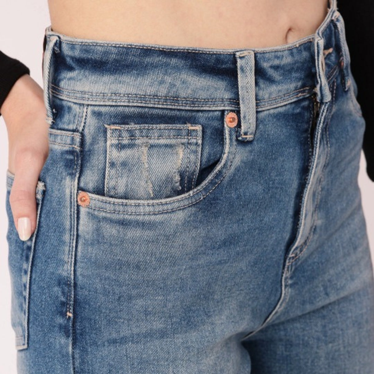 Women's 2-Pack Combo - Straight Fit Jeans Duo |WJ-07