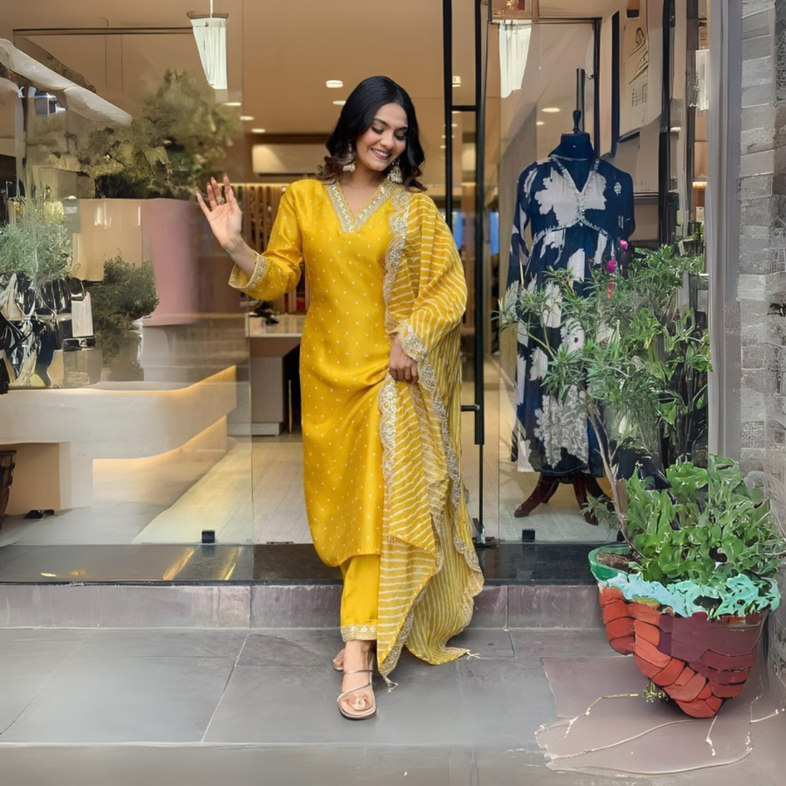 Premium Cotton Kurta Pant Dupatta Combo – Perfect for Daily Wear & Elegant Partywear | DS-04
