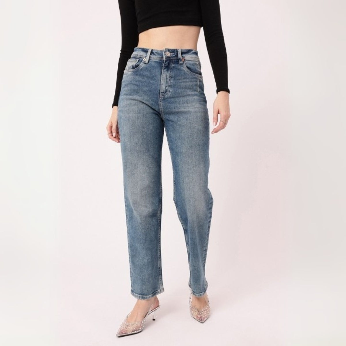 Women's 2-Pack Combo - Straight Fit Jeans Duo |WJ-07