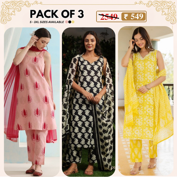 Designer Women's Kurta Set with Dupatta for Festive Wear |