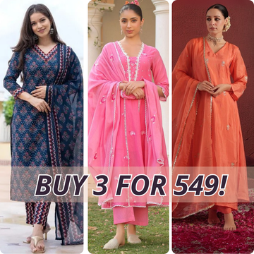 Premium Cotton Kurta Pant Dupatta Combo – Perfect for Daily Wear & Elegant Partywear | DS-08