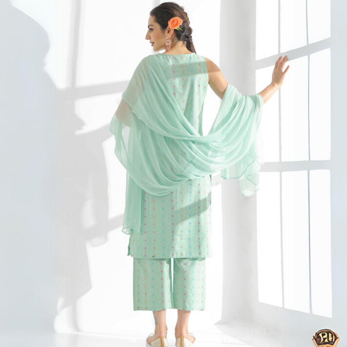 Designer Women's Kurta Set with Dupatta for Festive Wear |
