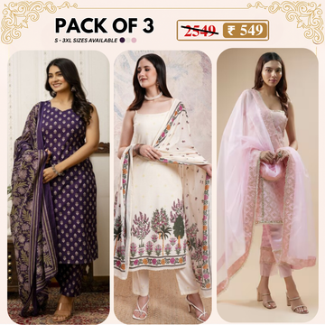 Designer Women's Kurta Set with Dupatta for Festive Wear |