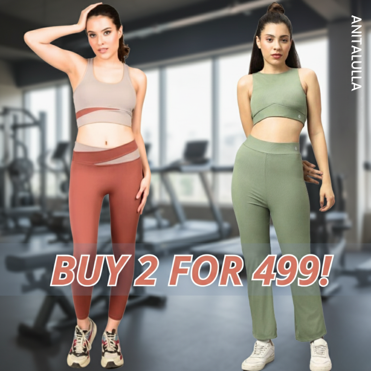Women’s Activewear Combo - Sports Bra & Leggings Set for Ultimate Comfort| WA-04