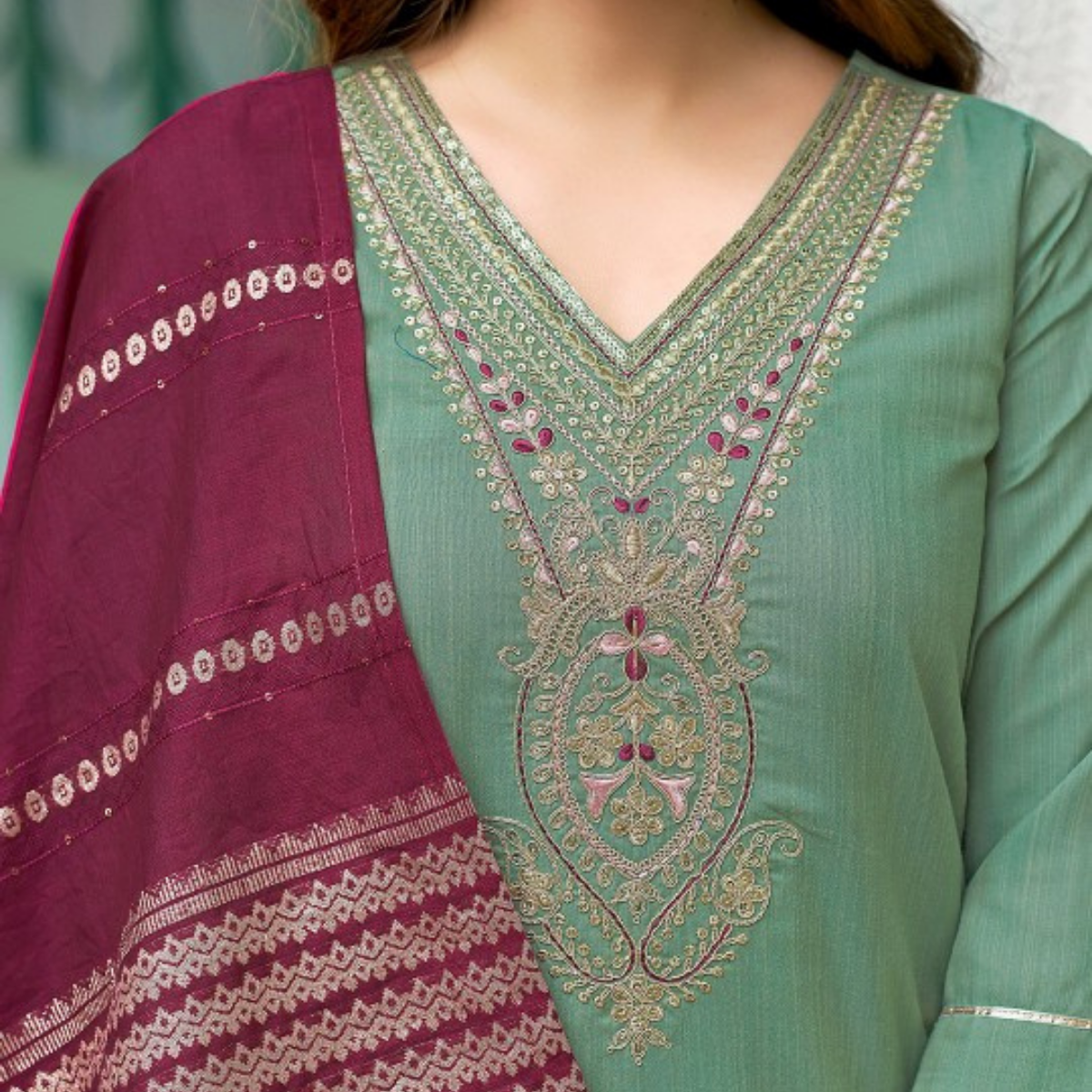 Premium Cotton Kurta Pant Dupatta Combo – Perfect for Daily Wear & Elegant Partywear | DS-11