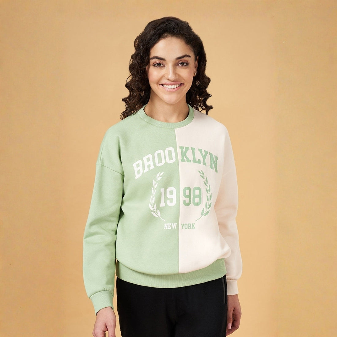 2 Stylish Sweatshirts in Sea-Green & Blue| Soft, Cozy & Trendy | Up to 50% Off |SS-09
