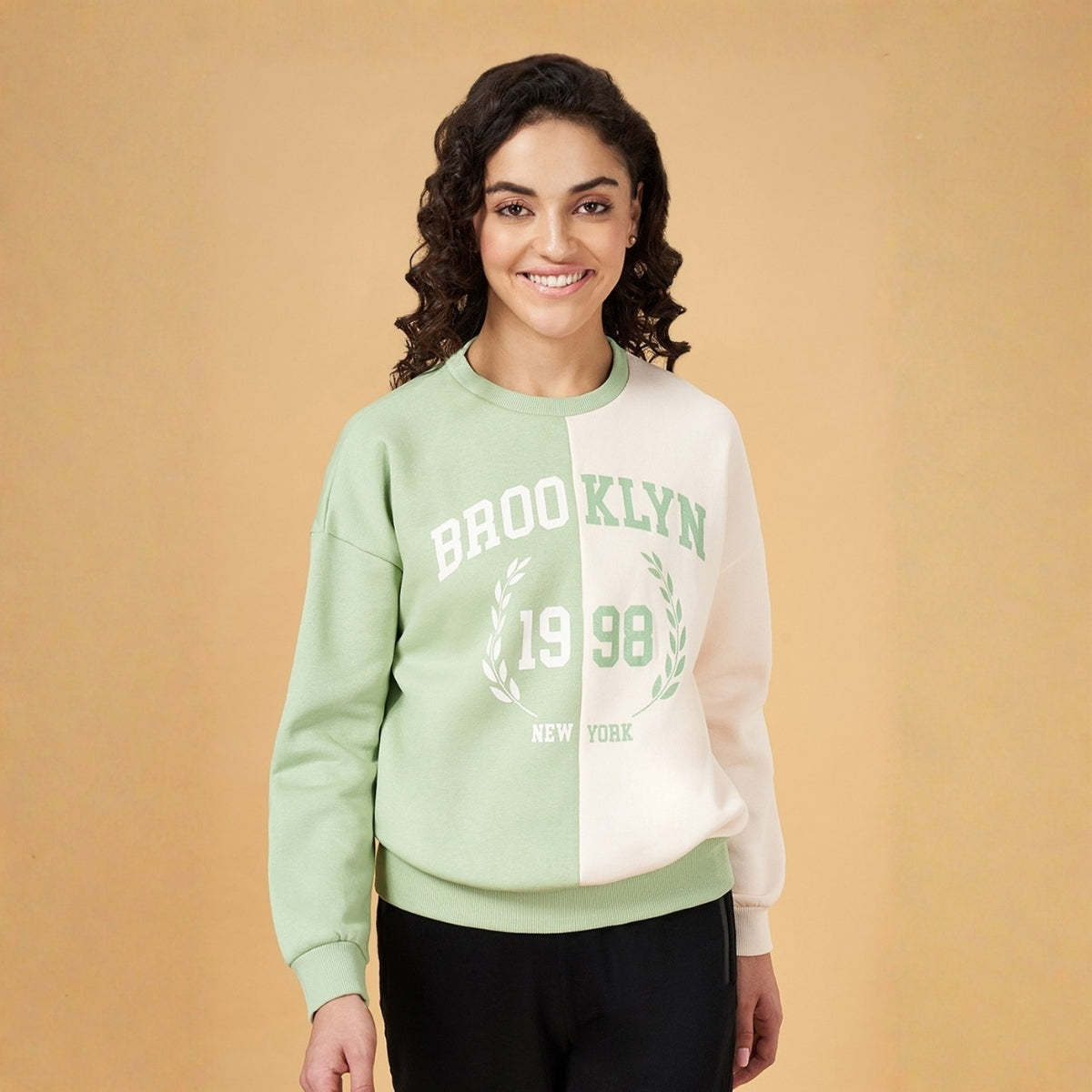 2 Stylish Sweatshirts in Sea-Green & Blue| Soft, Cozy & Trendy | Up to 50% Off |SS-09