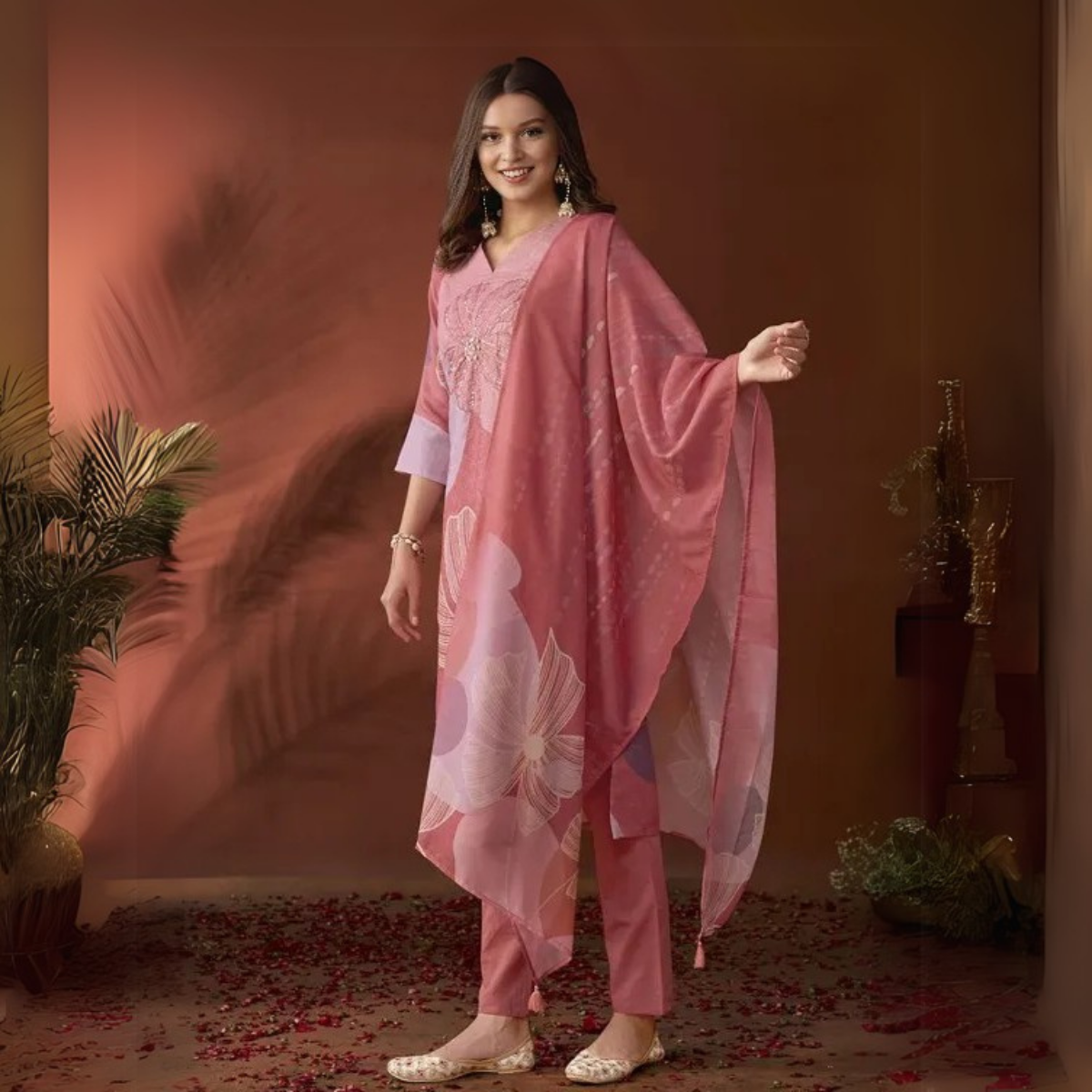 Premium Cotton Kurta Pant Dupatta Combo – Perfect for Daily Wear & Elegant Partywear | DS-03