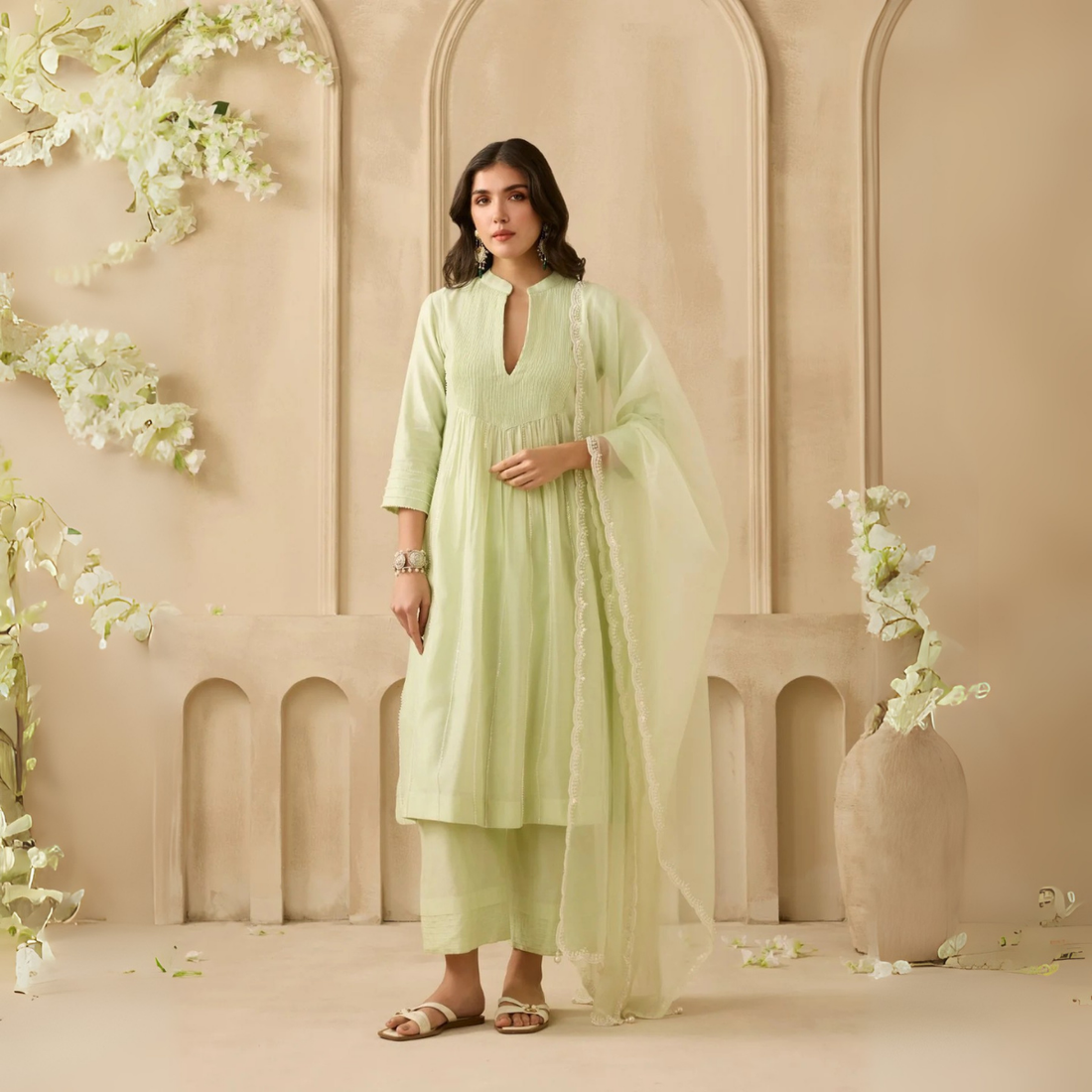 Celebrate Tradition with Our 3 Combo Festive Kurta Sets + Dupatta | FK-02