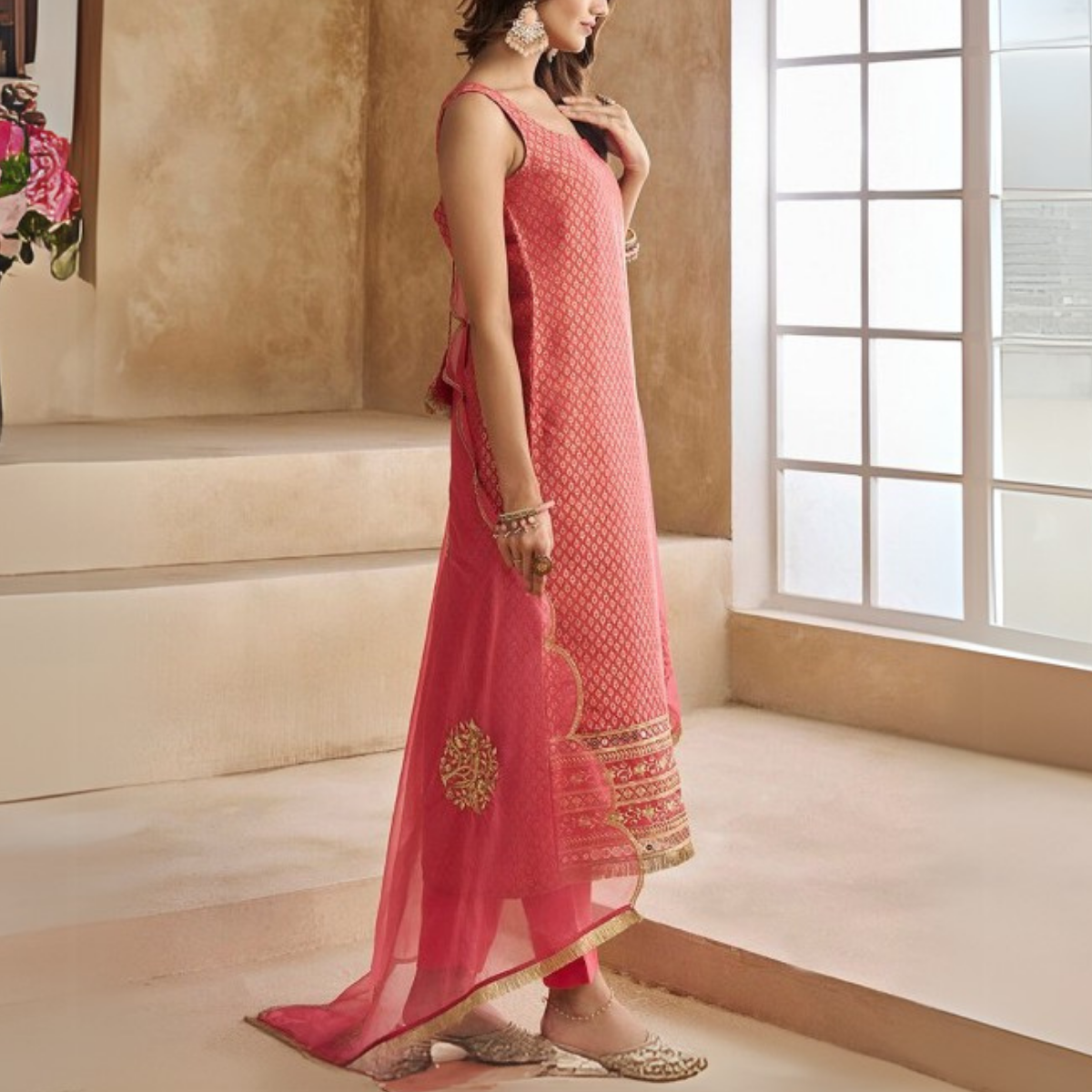 Premium Cotton Kurta Pant Dupatta Combo – Perfect for Daily Wear & Elegant Partywear | DS-11