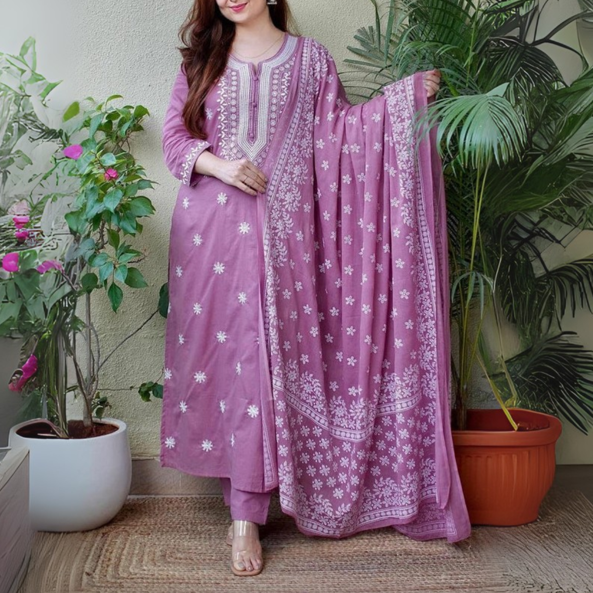 Premium Cotton Kurta Pant Dupatta Combo – Perfect for Daily Wear & Elegant Partywear | DS-07