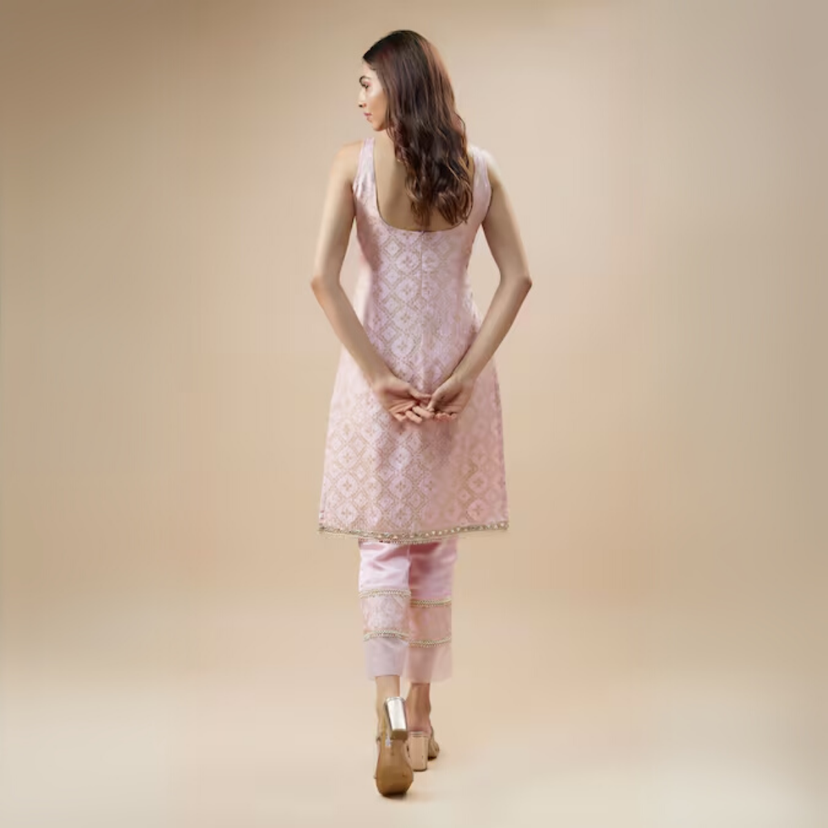 Designer Women's Kurta Set with Dupatta for Festive Wear |