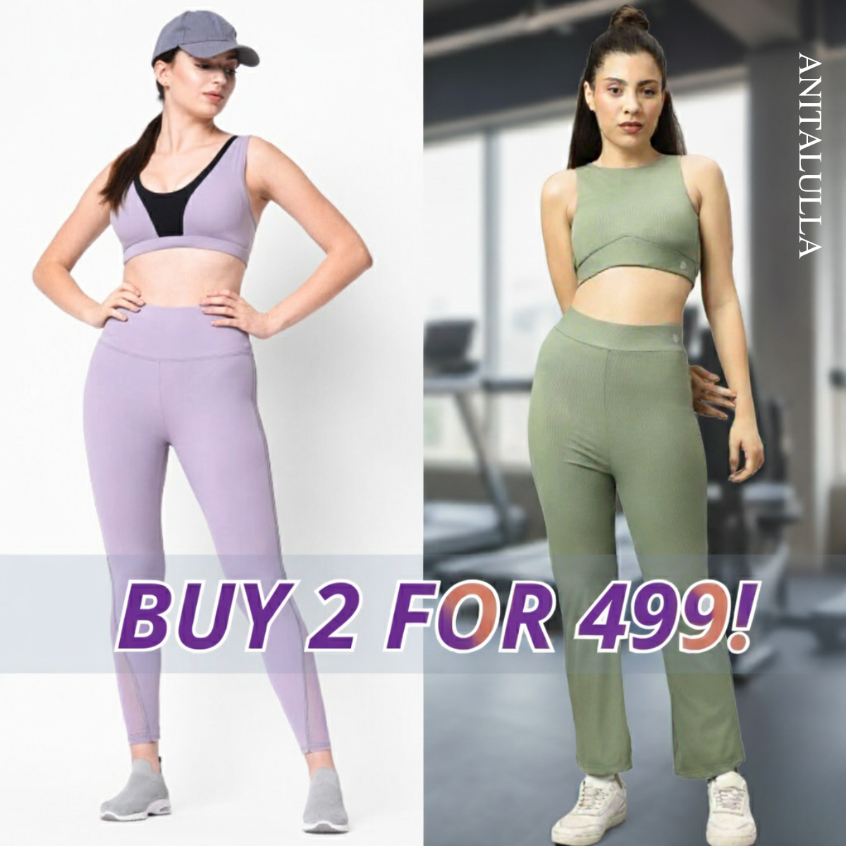 Women’s Activewear Combo - Sports Bra & Leggings Set for Ultimate Comfort| WA-07
