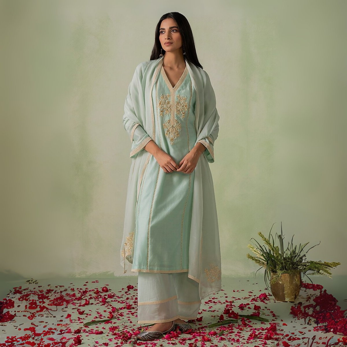 Celebrate Tradition with Our 3 Combo Festive Kurta Sets + Dupatta | FK-01