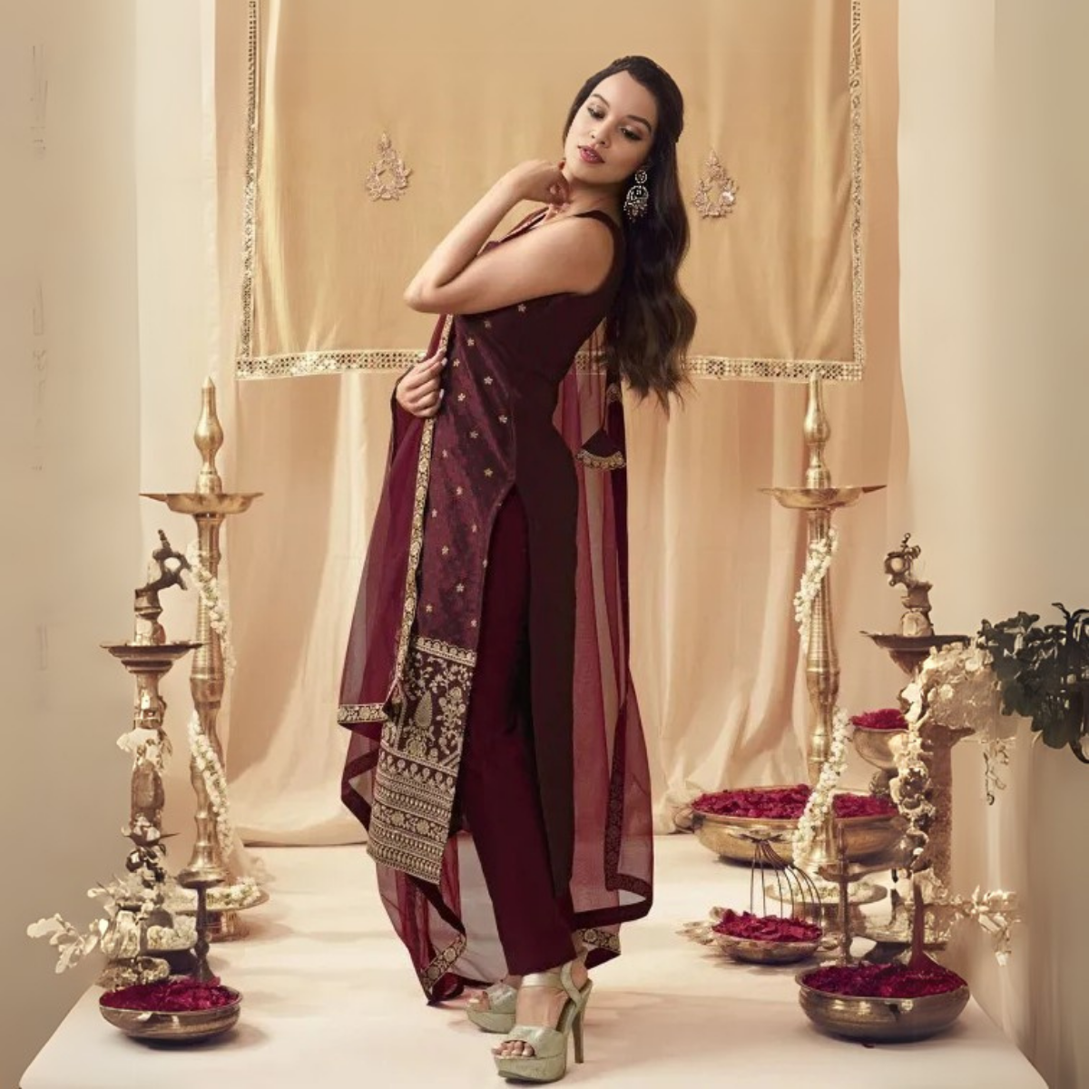 Premium Cotton Kurta Pant Dupatta Combo – Perfect for Daily Wear & Elegant Partywear | DS-12