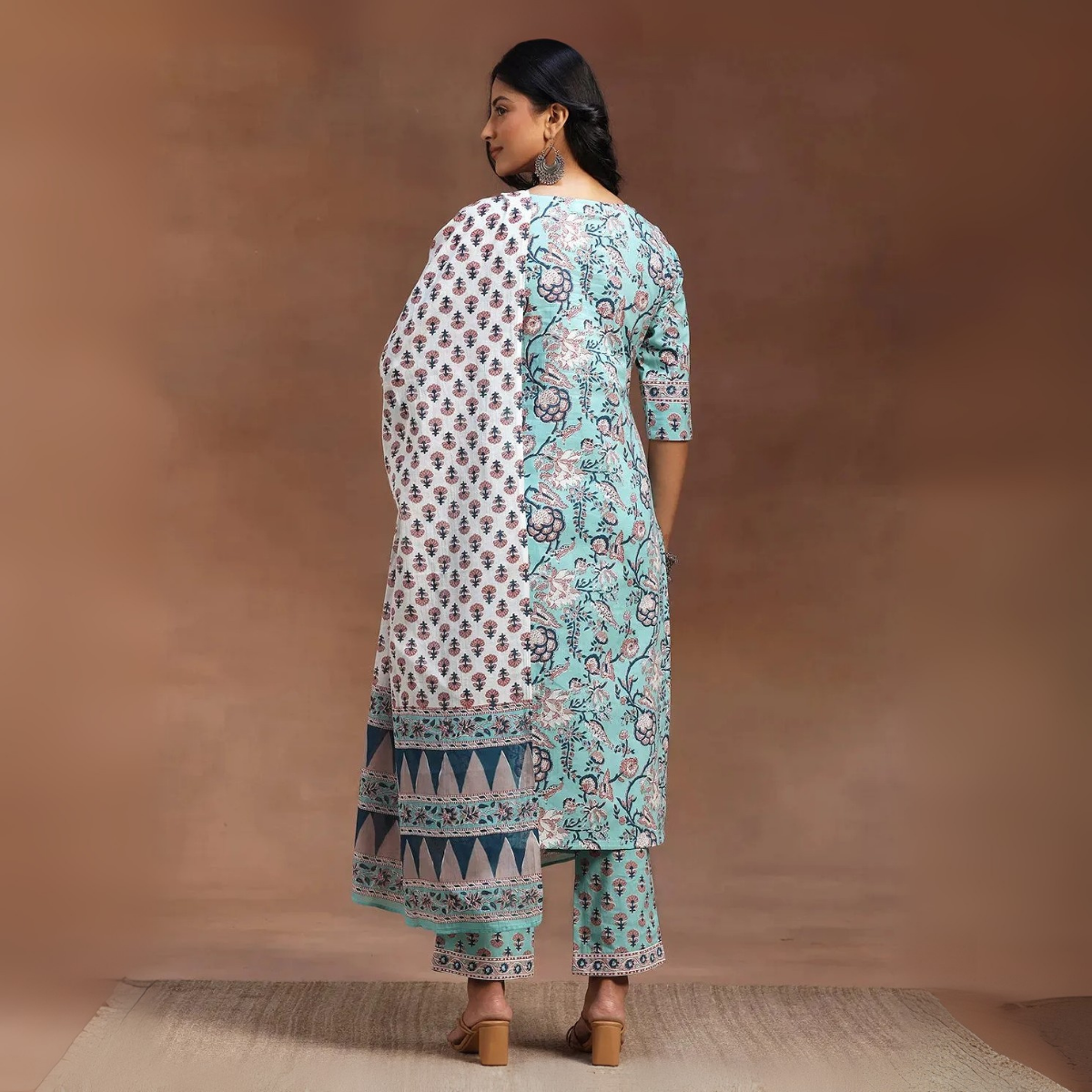 Ethnic 3-Piece Women Kurta Set with Dupatta | Ethnic Wear Made Effortless | WK-07